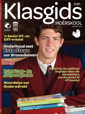 cover image of Klasgids Januarie 2016 Hoërskool
